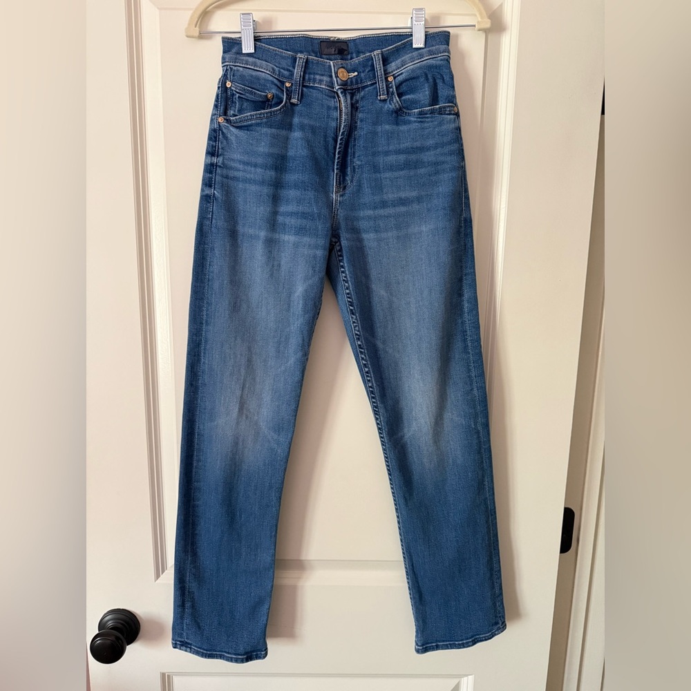 MOTHER Mid Rise Rider Ankle sz25